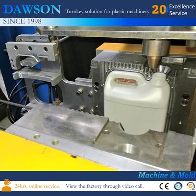 Mesin Blow Molding Proses Plastik HDPE PP untuk Pembuatan Jerigen 5 Liter Botol Oli Mesin Kontainer Kimia