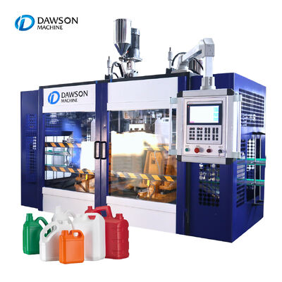 85mm Sekrup Diameter 110kN Clamping Force Plastik Hdpe Laundry Detergent Botol Membuat Ekstrusi Blow Molding Machine