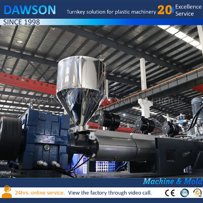 85mm Sekrup Diameter 110kN Clamping Force Plastik Hdpe Laundry Detergent Botol Membuat Ekstrusi Blow Molding Machine