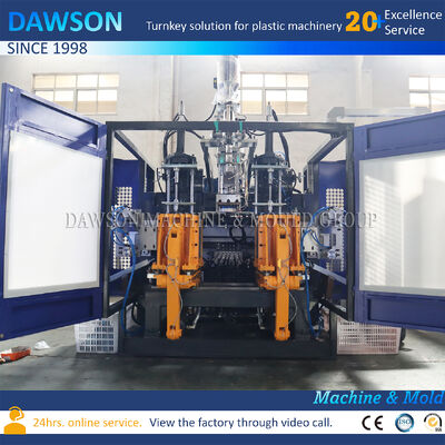 3 No of Screw Heating Zone Mudah Mengoperasikan Produksi Extrusion Blow Molding Machine Mesin botol air susu plastik