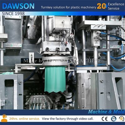 Aluminium dengan beryllium bahan cetakan tembaga 5L 8L 10L mesin meniup botol plastik waktu siklus mesin HDPE 21,6 detik