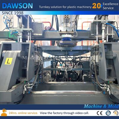 270 kN Kekuatan Clamping Mesin Cetak Blow Extrusion EVA Plastik 10L 15L 20L 25L 30L HDPE Jerry