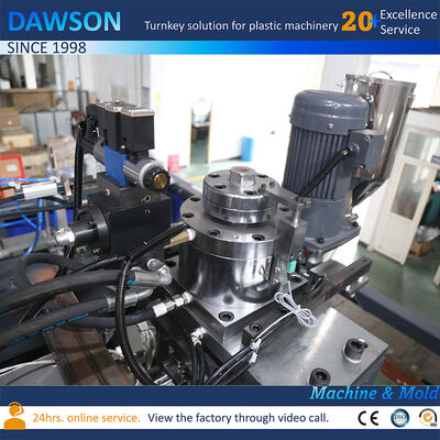 138kw Screw Heating Power 5L 10L Jerry Can HDPE Blow Molding Double Station Extrusion Blowing Molding Machine Cetakan Pembukaan Stroke 250600mm