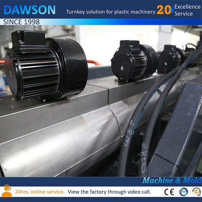 138kw Screw Heating Power 5L 10L Jerry Can HDPE Blow Molding Double Station Extrusion Blowing Molding Machine Cetakan Pembukaan Stroke 250600mm