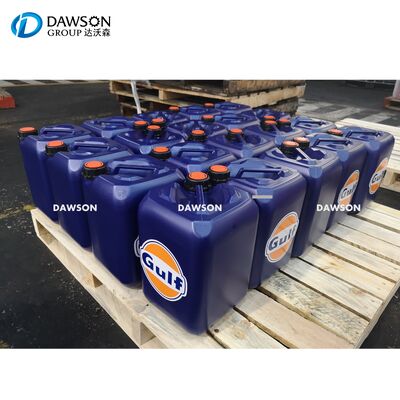 Mesin Blow Molding Drum Botol Oli Pelumas Plastik 20L 25L dengan Panel Operasi Bahasa Mandarin dan Inggris 4.4 3.4 3.6