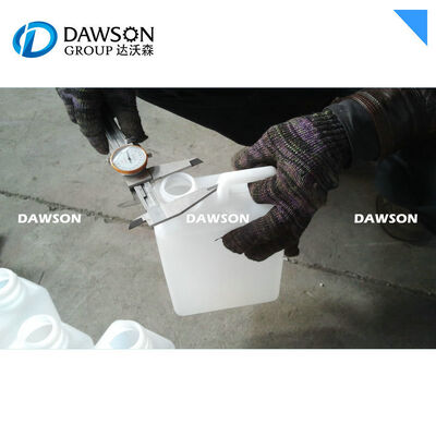 Mesin Cetak Tiup Ekstrusi Daya Pemanas Sekrup 6kw untuk Jerigen HDPE PP Botol Susu Pelumas 5L Konsumsi Udara 0.6