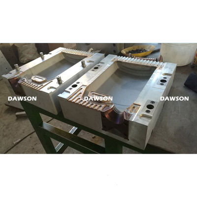 Mesin Cetak Tiup Ekstrusi Daya Pemanas Sekrup 6kw untuk Jerigen HDPE PP Botol Susu Pelumas 5L Konsumsi Udara 0.6