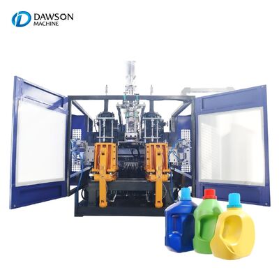 Botol Double Station Hdpe Extrusion Blow Molding Machine Screw L D Ratio 24 Dirancang untuk Pabrik Botol Susu 1,5L