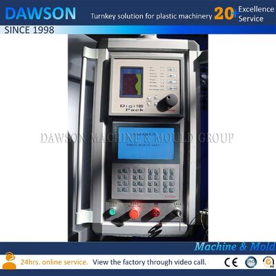 Botol Double Station Hdpe Extrusion Blow Molding Machine Screw L D Ratio 24 Dirancang untuk Pabrik Botol Susu 1,5L