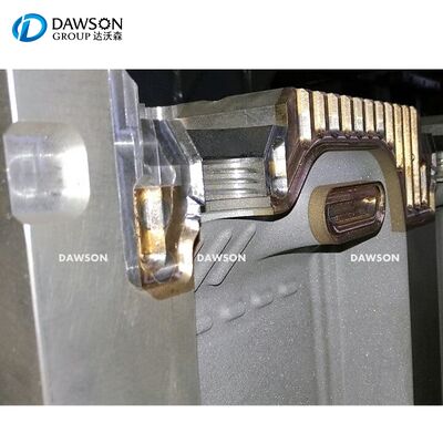 Mesin blow molding output 75 kg per jam, stasiun tunggal atau ganda, untuk pembuatan botol pelumas HDPE 2L 5L