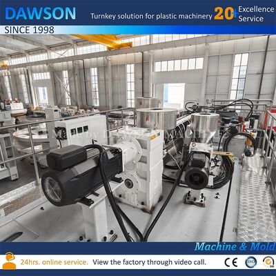 7kw Die Head Heating Power Automatic Plastic Blow Molding Machine dengan sekrup Rasio L/D 24 untuk Toilet Seat Production Line
