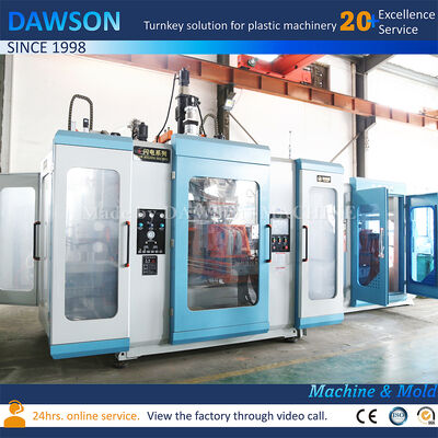 Mesin Cetak Ledakan Ekstrusi Full Electric Double Station HDPE 3L 5L Jerrycan