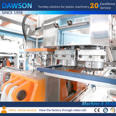 Mesin Cetak Ledakan Ekstrusi Full Electric Double Station HDPE 3L 5L Jerrycan