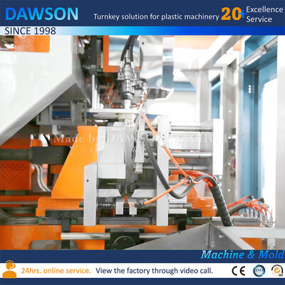 Mesin Cetak Ledakan Ekstrusi Full Electric Double Station HDPE 3L 5L Jerrycan