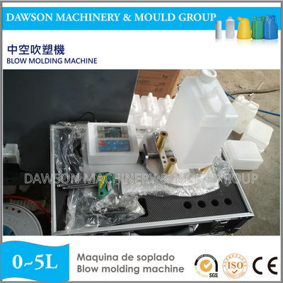 LDPE PS 5Ltr Pelumas Ekstrusi Botol Blow Molding Machine 4 Zona Fan
