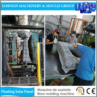 Solar Float Panel Station Sistem Terapung Surya Plastik Pelampung Permukaan Air Mengambang Diproduksi oleh Mesin Blow Moulding